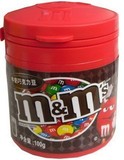 德芙 M M‘S牛奶巧克力豆 100克 MM豆红罐 巧克力豆 2瓶包邮