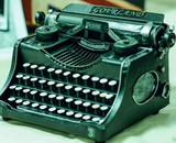 纯手工铁皮铁艺复古怀旧老式打字机模型摆件橱窗陈列摄影道具包邮