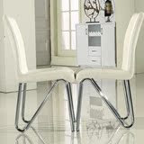 椅子现代时尚宜家客厅欧式酒店餐椅不锈钢休闲靠背简约不锈钢脚