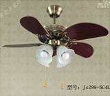 JS299 装饰风扇灯 带灯吊扇小尺寸30寸 时尚迷你风扇 特价包邮