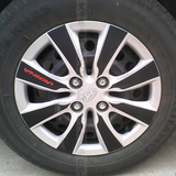 现代瑞纳专用轮毂盖碳纤维贴 汽车贴纸 轮胎贴 车身个性贴纸 装饰