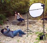 金贝 FLII-500 外拍闪光灯套装 外景室外拍摄 影楼人像摄影外拍灯