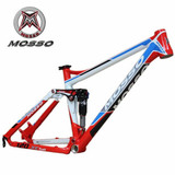 正品 Mosso 665XC软尾 铝合金7005 可锁全避震山地车自行车车架
