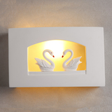 led带开关壁灯卧室床头灯现代简约创意个性温馨客厅阳台灯石膏灯