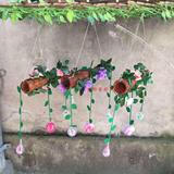 幼儿园吊饰装饰品创意挂饰 环境布置欧式田园风透明圆球水滴吊饰