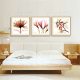 现代简约家居装饰画客厅沙发背景墙挂画卧室书房餐厅植物花卉油画