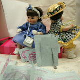 美国现货ashton drake限量古董收藏娃娃  可爱姐妹 生日礼物