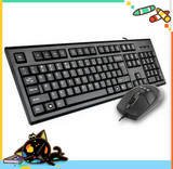台式机/原装/双飞燕 KK-5520N 双飞燕键鼠套装 有线键盘 有线鼠标