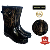 HUNTER雨鞋新款黑色冬季橡胶MK 女式中筒 水鞋钓鱼冬水靴保暖雨靴