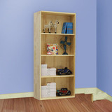 特价实木四层自由组合书柜书橱 储物柜 成人简易松木柜 儿童书架