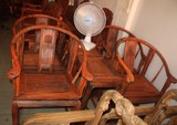 老挝红酸枝皇宫椅 圈椅实木仿古家具交趾黄檀促销特价