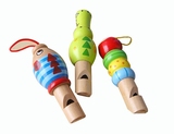 小动物口哨 木制玩具 益智玩具 智力玩具 儿童玩具卡通动物小口哨