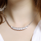 T400采用施华洛世奇元素水晶锁骨链短款韩国饰品项圈项链女礼物