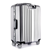 拉丝铝框拉杆箱万向轮男女20寸登机箱24寸旅行箱金属行李箱硬箱潮