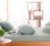 良品水洗棉全棉床单床笠单件 纯色床罩床套纯棉单双人日式床品