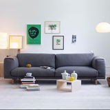 新款北欧沙发创意日式韩式沙发麻布亚麻绒布小户型宜家可拆洗沙发