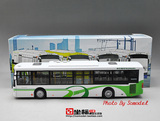 上海申沃公交巴士客车 合金仿真汽车模型 975路 限量版 1:43原厂