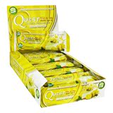 探索Quest 乳清蛋白棒  柠檬派健身能量便携代餐 一盒售