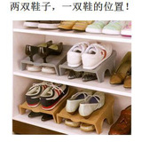 特价优质出口双倍鞋架入鞋托收纳架鞋盒日式塑料收纳鞋架鞋柜伴侣
