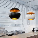 设计师北欧新款铝材艺术小苹果吊灯个性创意单头餐厅吊灯包邮