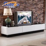 巴特娜茶几现代简约电视柜茶几组合大小户型钢化玻璃家具伸缩设计