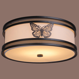 卧室吸顶灯 创意个性圆形美式铁艺简欧田园大气现代客厅成套灯具