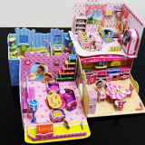 礼物儿童益智玩具4-5-6-8-9岁以上女孩别墅卧室家具3d立体拼图