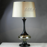 现代简约大号客厅装饰台灯 欧式古铜色美式创意新古典卧室床头灯