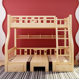 儿童床上下床双层床实木高低床多功能子母床母子上床下书桌组合床
