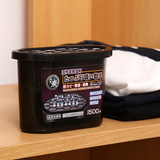日本进口除湿盒 活性炭房间吸湿盒 衣柜干燥剂室内防霉防潮除湿剂