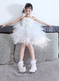 促销热卖批发儿童摄影服饰 影楼拍照艺术写真服装白色纱裙子023