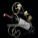 特价包邮 时尚 欧式铁艺枫叶酒架 创意红酒架 个性葡萄酒架两色入