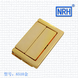 NRH/纳汇-6510 格林黛箱扣 合金搭扣 礼品盒锁扣 金色锁扣 箱扣