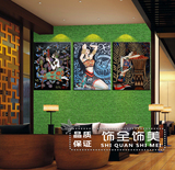 民族画中国风无框画现代装饰画客厅卧室过道酒店餐厅壁画背景画