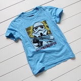 瑕疵外贸童装16款男童Star Wars星球大战T恤原单中大童短袖t恤