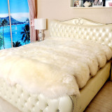 澳洲整张羊皮床垫褥子 纯羊毛欧式沙发坐垫飘窗垫  客厅卧室地毯