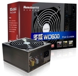 航嘉多核WD500电源 电脑主机电源 500W 静音加长线 台式电源 正品