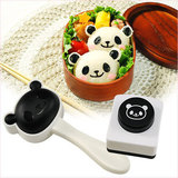 满60元包邮 熊猫饭团模具套装 米饭寿司材料工具海苔夹紫菜压花器