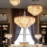 美式复古怀旧北欧铁艺方圆形创意个性餐厅酒店客厅卧室水晶吊灯具