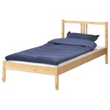 宜家代购 床 实木床 单人床 床架 松木床 简约现代特价701.805.64