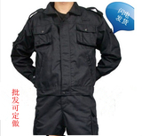 新款保安黑作训服套装特价男女野战军训服尺寸可定做工作服迷彩服