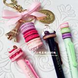 【现货粉色到】日本代购 Laduree拉杜丽 马卡龙甜点圆珠笔 可换芯
