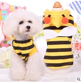 狗狗衣服小蜜蜂变身装 纯棉泰迪约克夏西施贵宾比熊宠物衣服