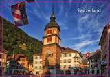 满包邮3厚地球上最美国家瑞士风光旅游纪念品磁性冰箱贴5363现货