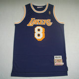 NBA湖人队8号科比球衣/96-97新秀赛季篮球服/Kobe金标复古紫色