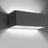 维港 长方形LED床头灯创意时尚壁灯铁艺北欧LED过道楼梯玄关壁灯