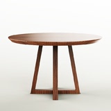 北欧实木圆餐桌 小户型餐桌椅组合 实木西餐厅休闲咖啡厅桌椅组合