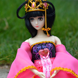 叶罗丽娃娃正品夜萝莉精灵梦正版30cm芭比洋娃娃女孩玩具孔雀仙子
