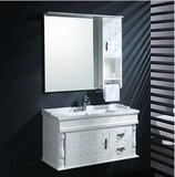 浴室柜pvc橡木挂柜简欧风格洗手盆柜洗脸盆卫浴柜可定做804