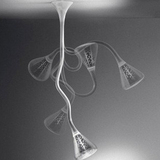 意大利名师设计软管吸顶灯客厅灯店面装饰多角度万向吸顶灯具